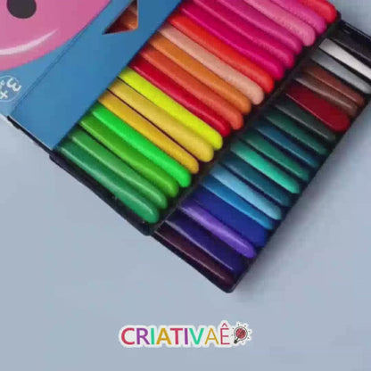 Crayones Lavables y No Tóxicos para Niños – Arte Infantil Segura | CRIATIVAE