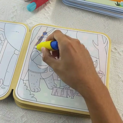 Libros de Pintura y Dibujo con Agua para Niños – Set Reutilizable de Actividades con Agua | CRIATIVAE