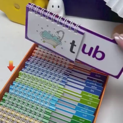 Libros Educativos Flip de Lectura y Rima Bilingüe para Niños – Aprender Inglés y Portugués | CRIATIVAE