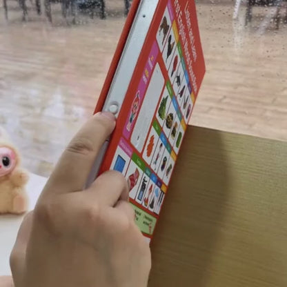 Libro de Sonidos - Mis Primeras Palabras en Inglés 300+ palabras, 13 temas y botones de sonido interactivos | CRIATIVAE