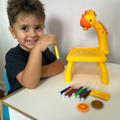 Mesa Proyector Chido para Dibujo Infantil | Pizarrón Mágico con Luz LED y 24 Diseños Chidos | Juguete Educativo Anti-Pantallas | CRIATIVAE