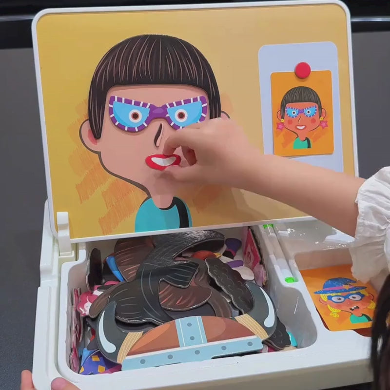 Cargar video: Rompecabezas Magnético Creativo para Niños video