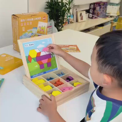 Tangram Magnético Educativo para Niños – Juguete de Aprendizaje y Montaje | CRIATIVAE