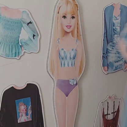 Set de Muñecas Magnéticas de Vestir - Juego de Moda con Imanes para Niños y Refrigerador | CRIATIVAE