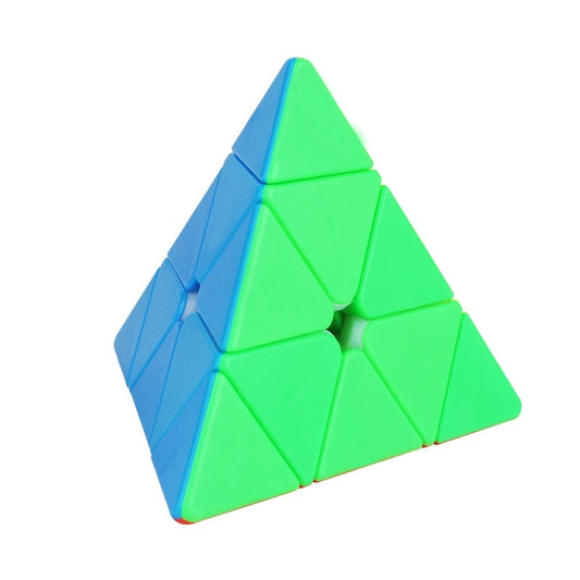 3x3x3 Triangle Pyramid Magic Cubo Rompecabezas - Professional Speed Cubo para Diversión y Educativo Play - Perfect Regalo para Niños