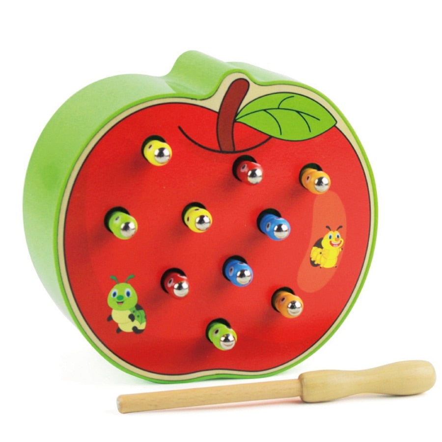 3D Magnético Caterpillar Rompecabezas Juguete - Colorful De madera Educativo Game para Temprano Childhood Aprendizaje