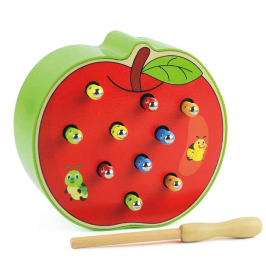 3D Magnético Caterpillar Rompecabezas Juguete - Colorful De madera Educativo Game para Temprano Childhood Aprendizaje