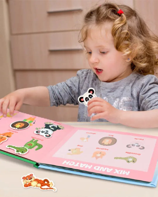 QuietBook Criativae - Libro Montessori de Actividades con Velcro