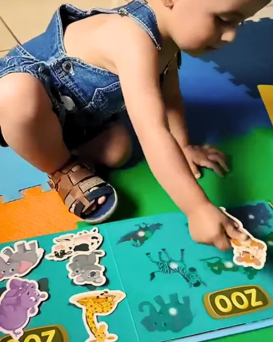 QuietBook Criativae - Libro Montessori de Actividades con Velcro