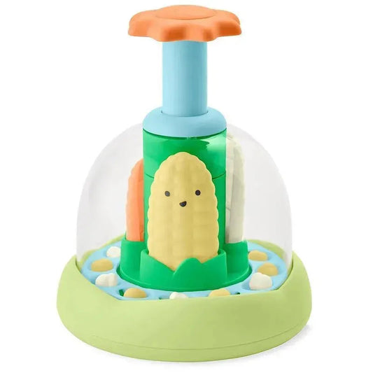 Skip Hop - Farmstand Bebé Aprendizaje Juguete: Push y Spin Diversión