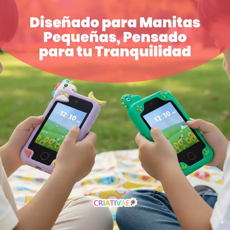 Smartphone Multifuncional Educativo para Niños – Juegos, Música y Aprendizaje ABC | CRIATIVAE