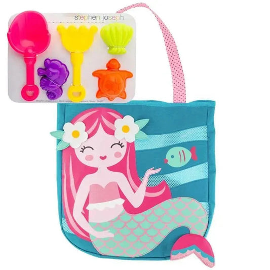 Mermaid Beach Tote y Sand Juguete Juego