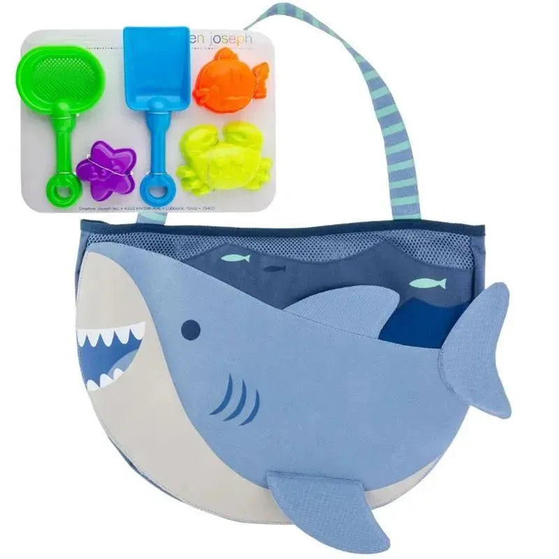 Shark Beach Tote y Sand Juguete Juego